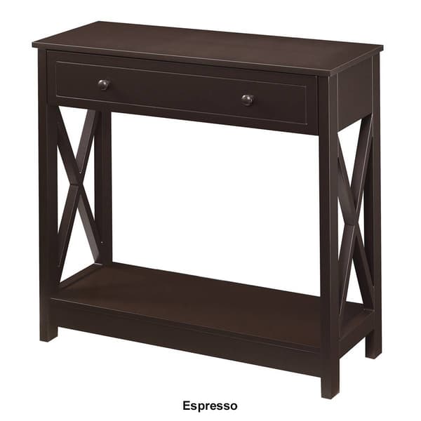 Convenience Concepts Oxford 1 Drawer Entryway Hall Table