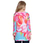Petite Ali Miles 3/4 Sleeve Large Floral Side Button Blouse - image 2