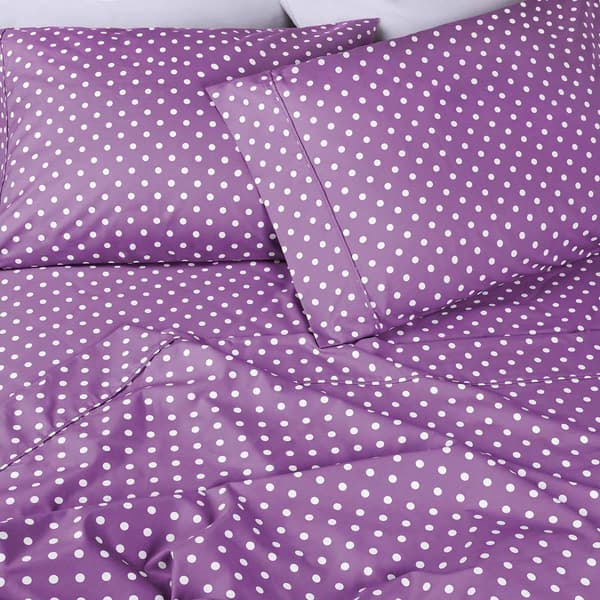 Superior 600TC Cotton Blend Polka Dot Sheet Set