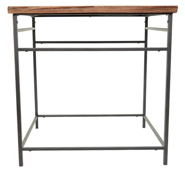 9th & Pike® Brown Wood Rustic Accent Table