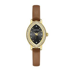 Womens Ellen Tracy Marquis Crystal Strap Watch - ET5454GD