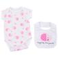 Baby Girl &#40;NB-9M&#41; Emporio Baby Elephant Bodysuit & Bib - image 1