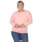 Plus Size White Mark Dolman Sleeve Blouse - image 7