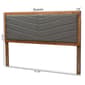 Baxton Studio Iden Moder Dark Grey Fabric Queen Size Headboard - image 6