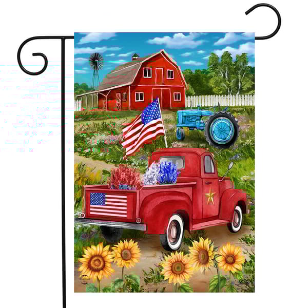 Briarwood Lane Land of the Free Garden Flag - image 