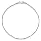 Gold Classics™ 1.30mm. 14kt. White Diamond Cut Necklace - image 2
