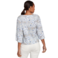 Womens Skye''s The Limit Quiet Wave Patchwork Crochet Blouse - image 2