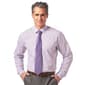 Mens Christian Aujard Fitted Plaid Dress Shirt - Purple - image 1