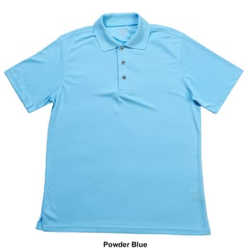 Mens Architect® Grid Short Sleeve Polo - Boscov's