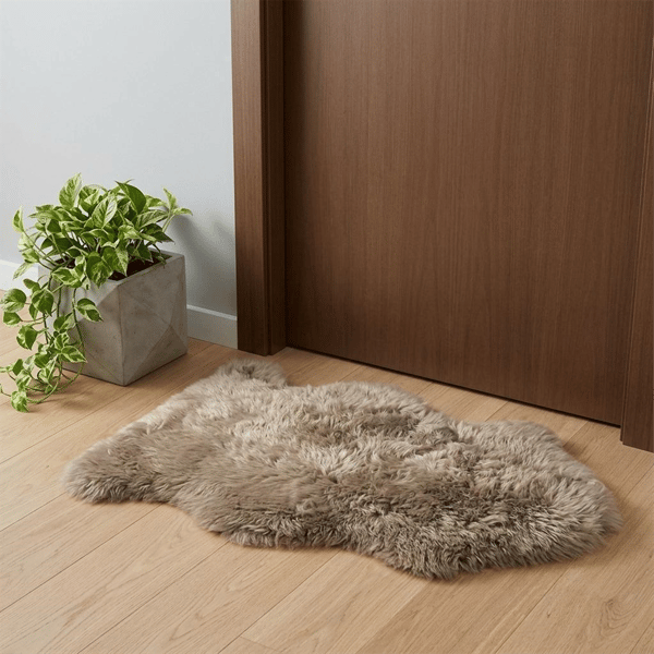 HomeRoots Latte New Zealand Natural Sheepskin Rug - image 
