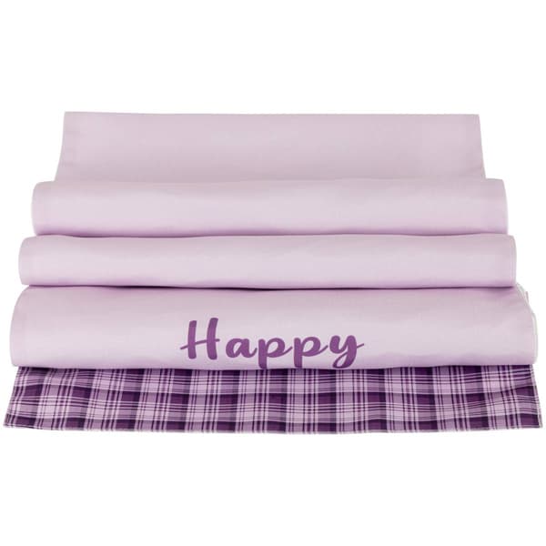 Northlight Seasonal Happy Easter Plaid Table Runner