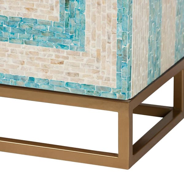 Baxton Studio Utari Modern Bohemian Storage Cabinet
