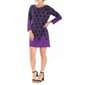 Womens 24/7 Comfort Apparel Long Sleeve A-Line Dress - image 3