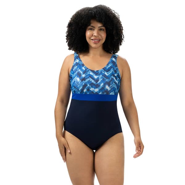 Womens Dolfin(R) Aquashape Scoop Back Retreat One Piece Swimsuit - image 