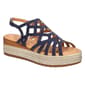 Womens Bella Vita Italy Zip-Italy Suede Platform Sandals - image 1