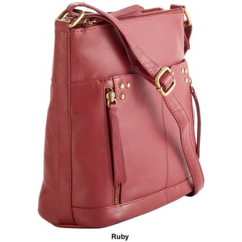 Great American Leatherworks Multi-Compartment Bucket Crossbody - Boscov's