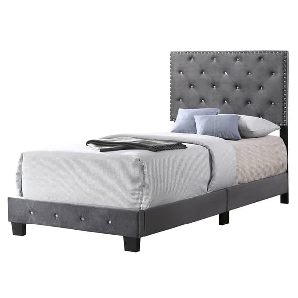Passion Furniture Suffolk Panel Bed Frame- Twin - image 