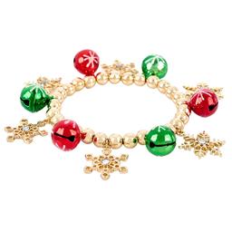 Snowflake Charm Stretch Bracelet