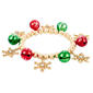 Snowflake Charm Stretch Bracelet - image 2