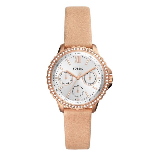Womens Fossil Izzy Rose Gold-Tone Multifunction Watch - ES4888 - image 