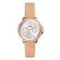 Womens Fossil Izzy Rose Gold-Tone Multifunction Watch - ES4888 - image 1