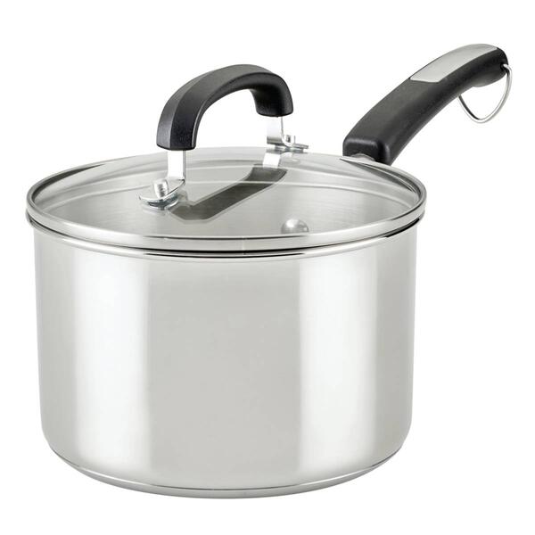 Farberware&#40;R&#41; Brilliance Stainless Steel 3qt. Saucepan with Lid - image 