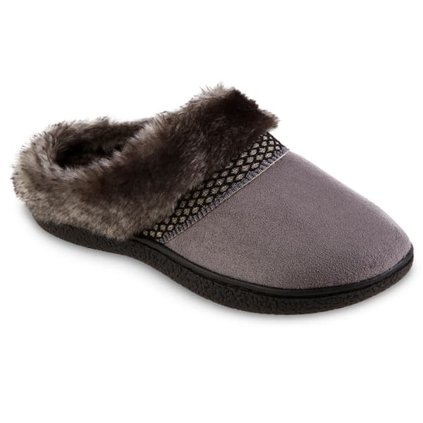 Womens Isotoner Mallory Memory Foam Hoodback Clog Slippers - image 