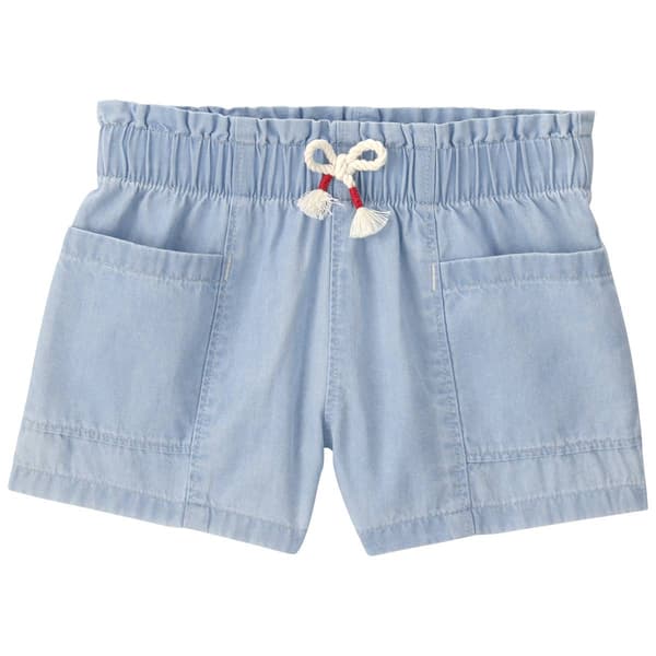 Toddler Girl Carter''s Chambray Shorts W/Pockets