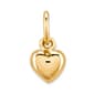 Gold Classics(tm) 14kt. Gold Plain Puffed Heart Charm - image 1
