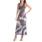 Womens 24/7 Comfort Apparel Tie Dye Scoop Neck Maxi Dress - image 2