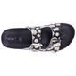 Womens Capelli New York Daisies Double Strip Slide Sandals - image 2