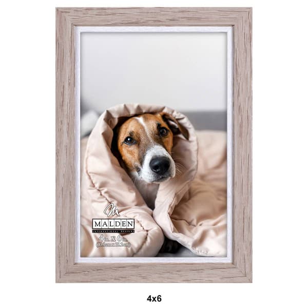 Malden Two-Tone Taupe & White Frame