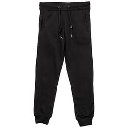 Boys' Sweatpants - Basic Active Fleece Joggers (Size: 8-18), Size 10/12,  Black/Red/White 