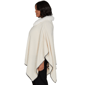 Plus Size Emaline Country Code Faux Fur Collar Knit Cape - image 4