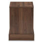 Baxton Studio Burnwood 1 Drawer Nightstand - image 6
