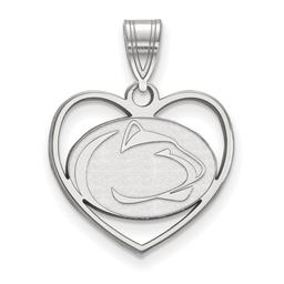 Penn State University Heart Pendant