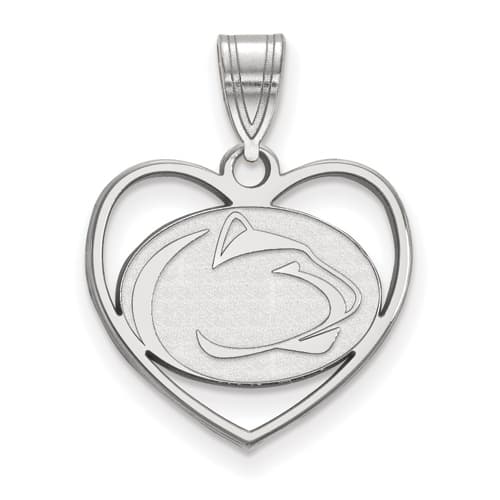 Penn State University Heart Pendant - image 