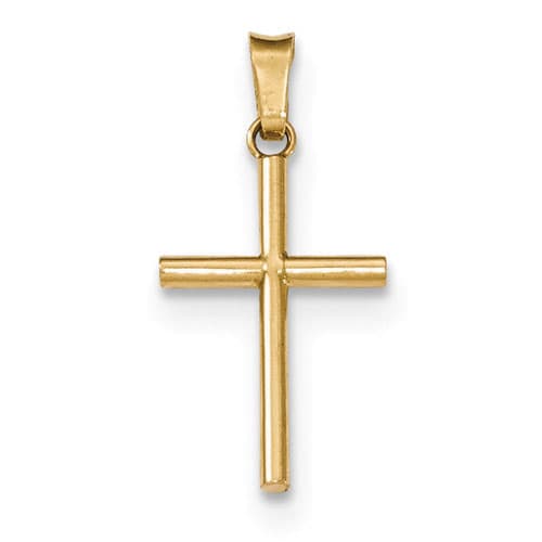 Gold Classics(tm) 14kt. Yellow Gold Cross Pendant - image 