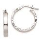 Gold Classics&#40;tm&#41; 14kt. White Gold 20mm Hoop Earrings - image 1