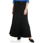 Petite NY Collection Long Solid O-Ring Skirt - image 1