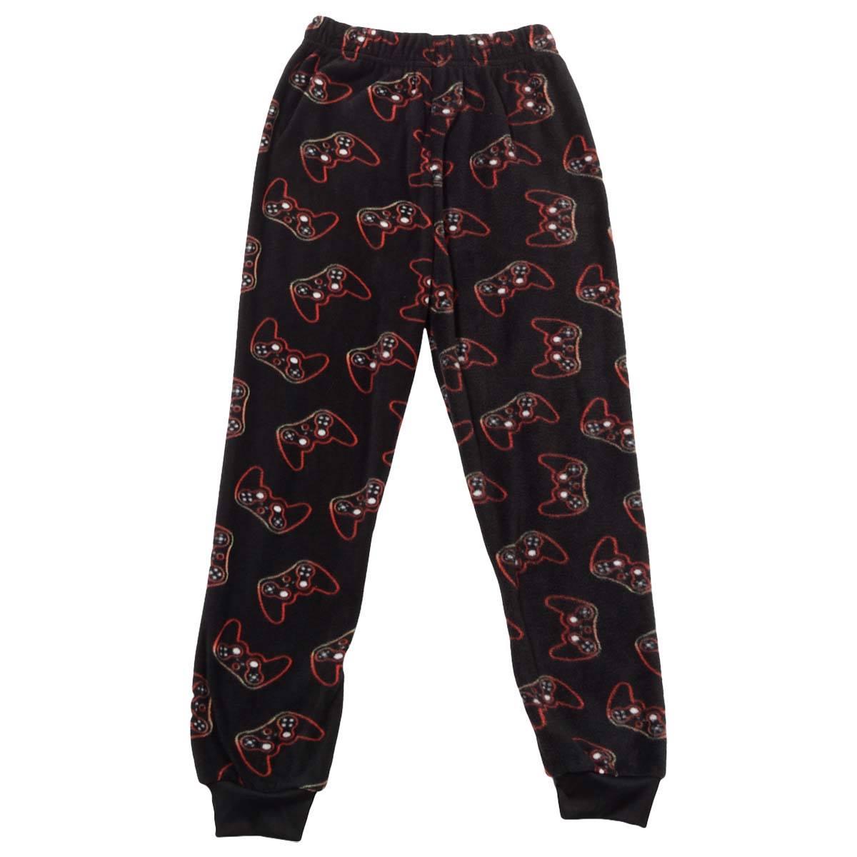 Boys (4-7) Gaming Pajama Pants - Black