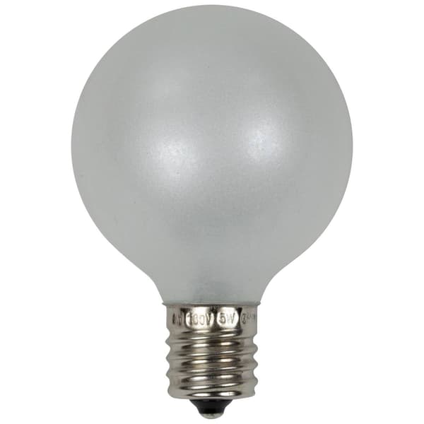 Northlight Seasonal 10pk. Pearl White G50 Globe Replacement Bulbs