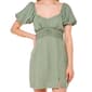 Juniors Trixxi Puffed Crochet Sheath Dress - image 3