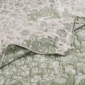Greenland Home Fashions™ Green Toile Classic Floral Throw Blanket - image 4