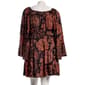 Juniors Plus Angie Long Sleeve Surplice Babydoll Dress - image 3