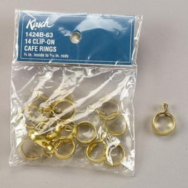 Clip On Cafe Rings By Kirsch(R) - image 