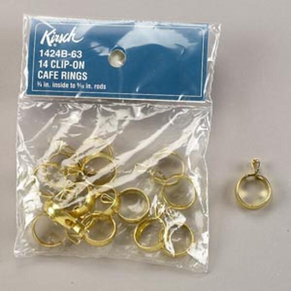 Clip On Cafe Rings By Kirsch(R) - image 