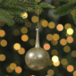 Northlight 5.5in. Gold Glitter Teardrop Ball Christmas Ornament - image 2