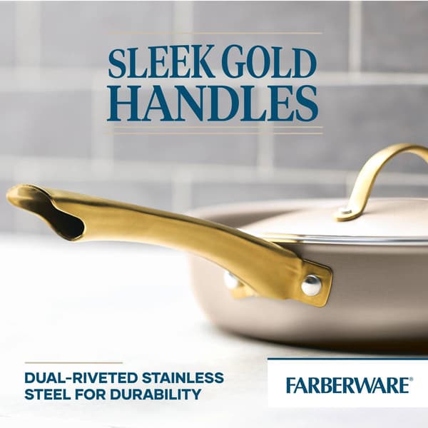Farberware&#174; Radiant 2.75qt. Saut&#233; Pan w/ Lid - Champagne