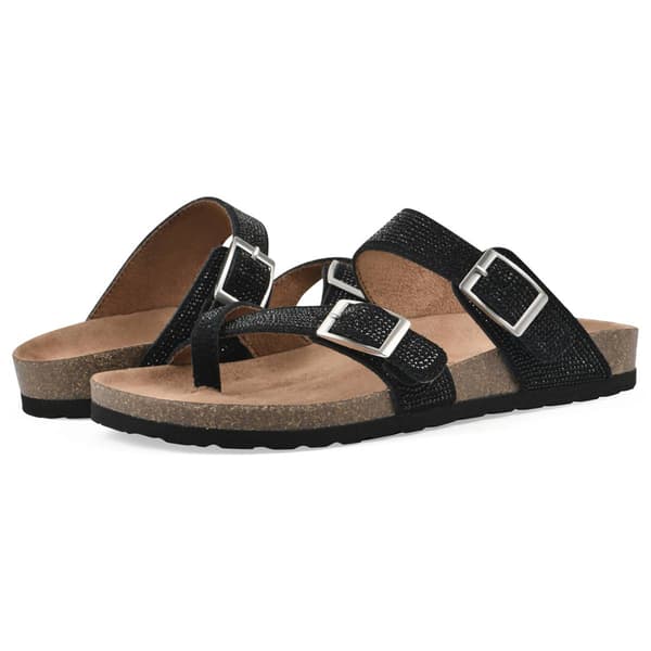 Womens White Mountain Grays Footbed Sandals